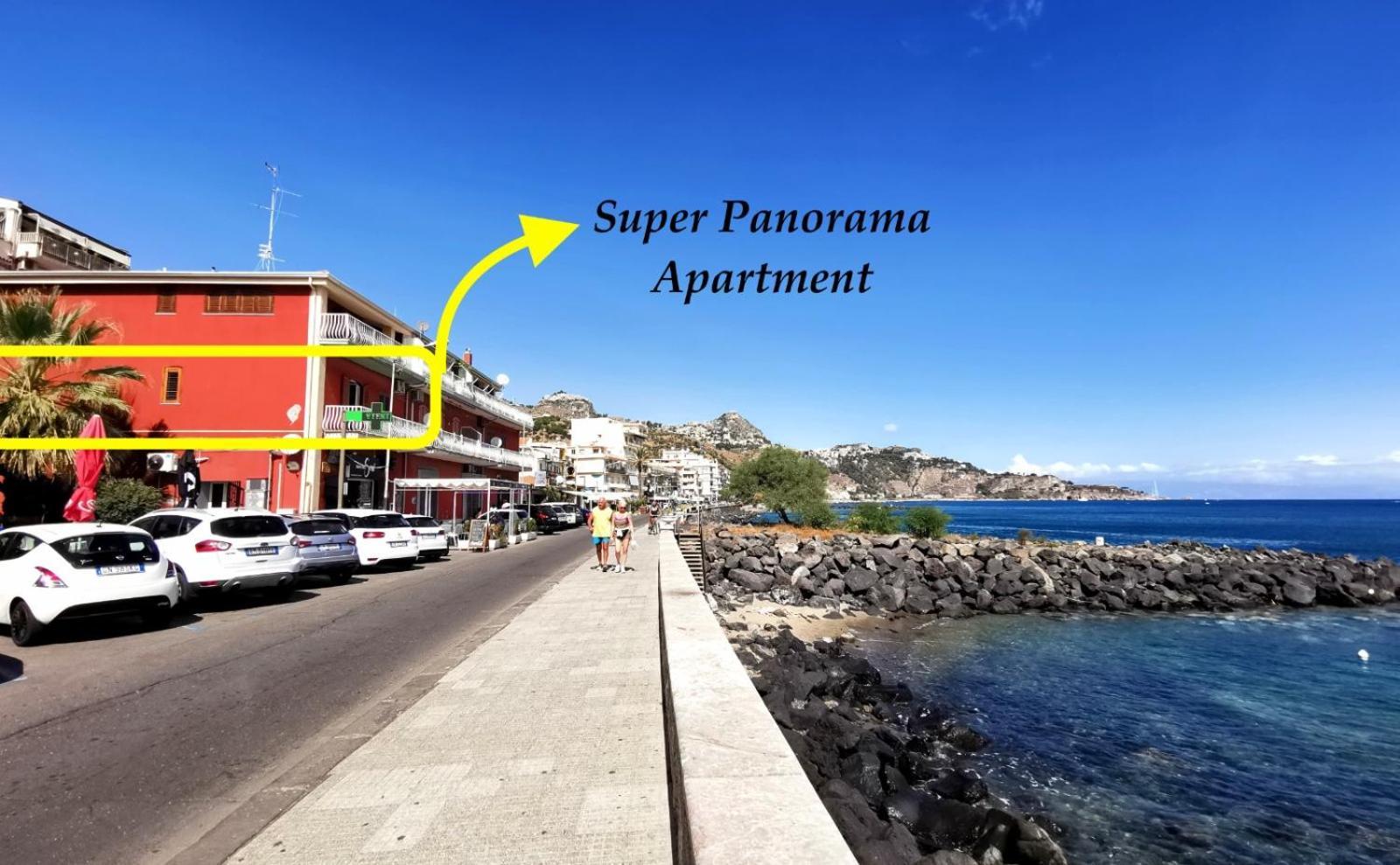Super Panorama & Astonishing Apartment Seaview Джардини-Наксос Экстерьер фото